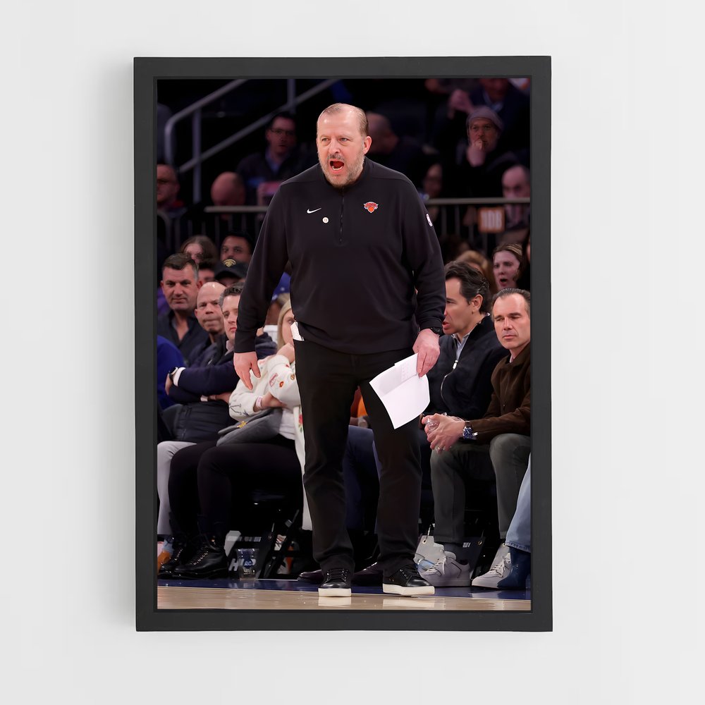 Poster Tom thibodeau – affiche Basketball (vue 2)